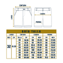CAB BERMUDA WHITE PEAK GABARDINA