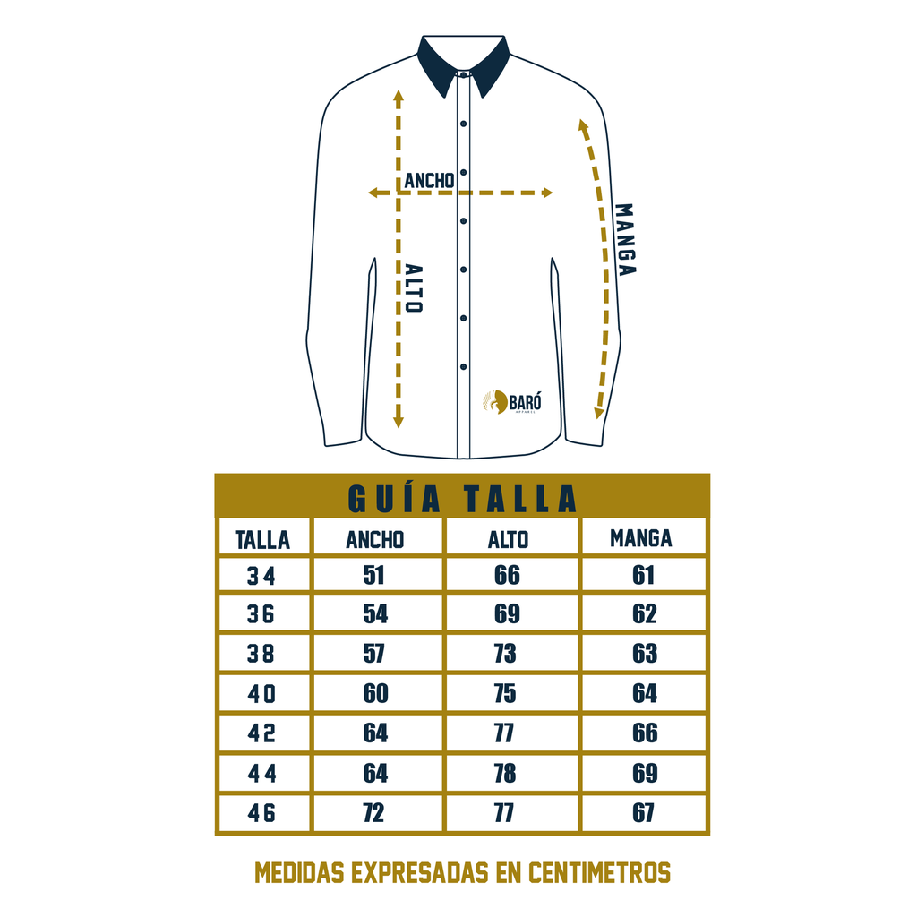CAB GUAYABERA MERIDANAS LINO ML
