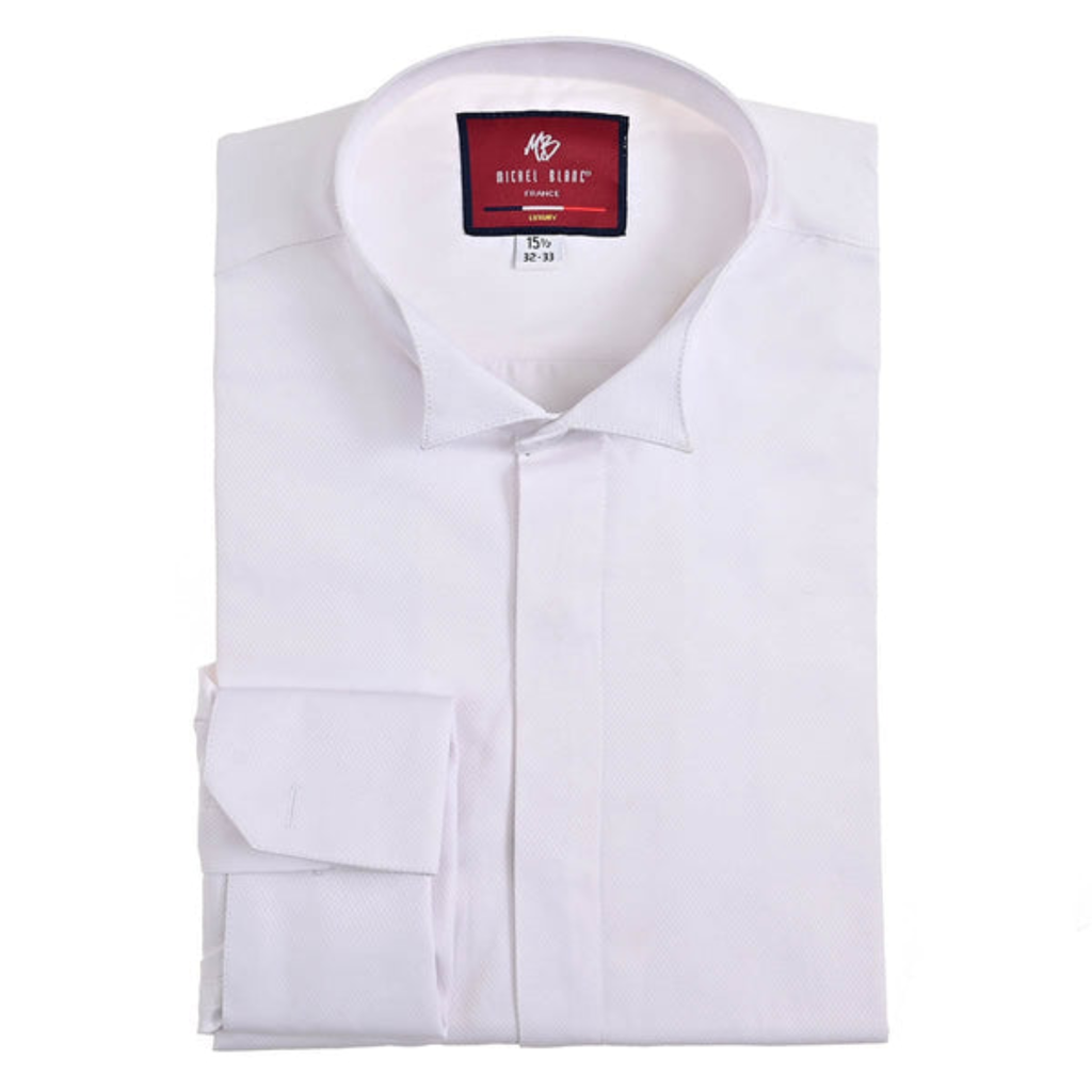 CAB CAMISA MICHEL BLANC MANCUERNILLA LISA BLANCO