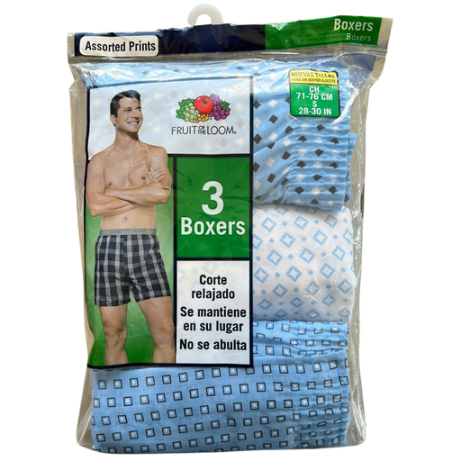 CAB BOXER FRUIT OF THE LOOM RELAXED PRINTS 520M 3P