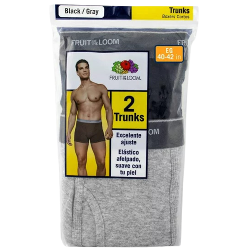 CAB BOXER FRUIT OF THE LOOM TRUNK COLOR 2P TR7601M